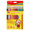 Lápices de Color, Largos, Triangulares, Mina 3.0 mm., Caja x 36 Colores